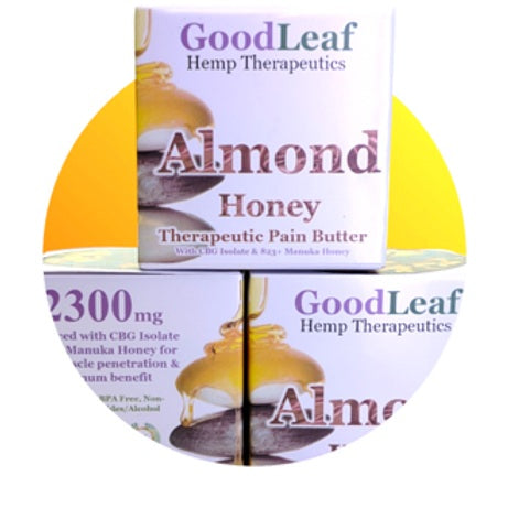 Award-Winning GoodLeaf 2300mg Pain Butter – Almond Honey & More