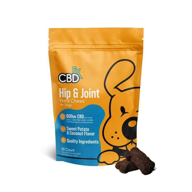 CBDfx CBD Dog Treats – Calming, Joint, & Skin Health | Soft & Hard Chews