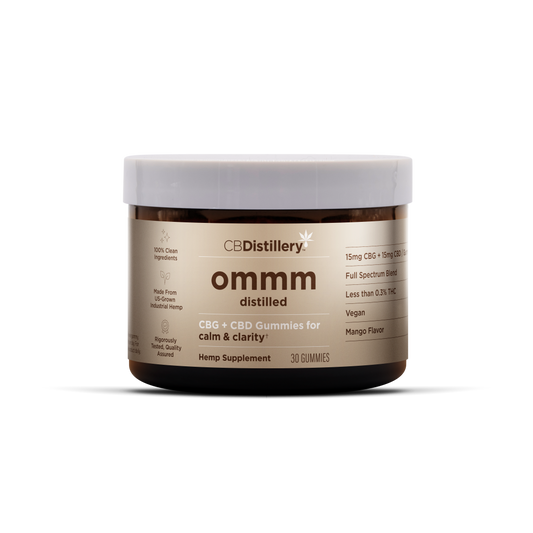 CBDistillery Ommm Gummies – CBD + CBG (Broad Spectrum)