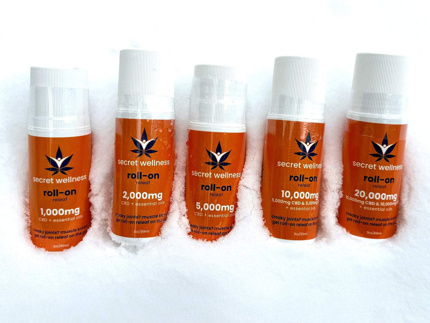 Secret Wellness Roll-Ons – Broad Spectrum CBD & CBG (Mini / Full Size)