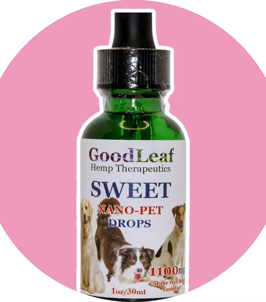 GoodLeaf Nano CBD Pet Drops – 1100mg