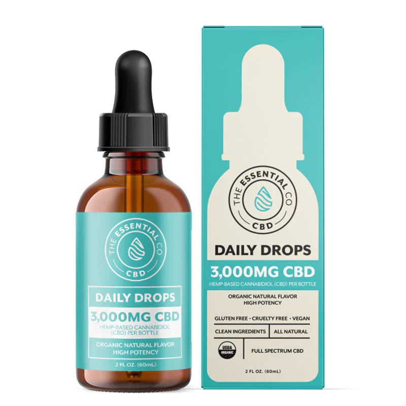 Essential Co. Daily CBD Drops — Natural Balance, Powerful Relief