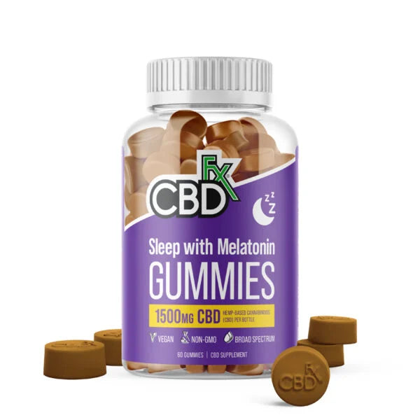 CBDfx Sleep Gummies – CBD + Melatonin | 1500mg & 3000mg