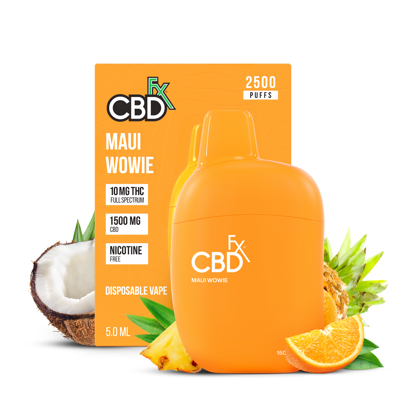 CBDfx CBD + Delta-9 THC Vape Pen – Pineapple Express / Purple Punch / Maui Wowie / Watermelon Skit