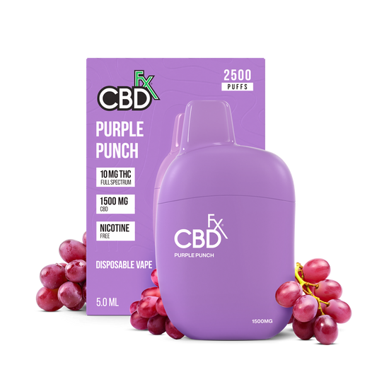 CBDfx CBD + Delta-9 THC Vape Pen – Pineapple Express / Purple Punch / Maui Wowie / Watermelon Skit