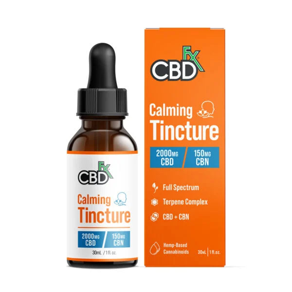 CBDfx Calming Tincture – CBD + CBN Oil | Multiple Strengths