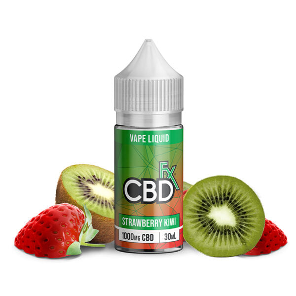 CBDfx CBD Vape Juice – Blue Raspberry, Strawberry Kiwi & Watermelon | 500mg–2000mg