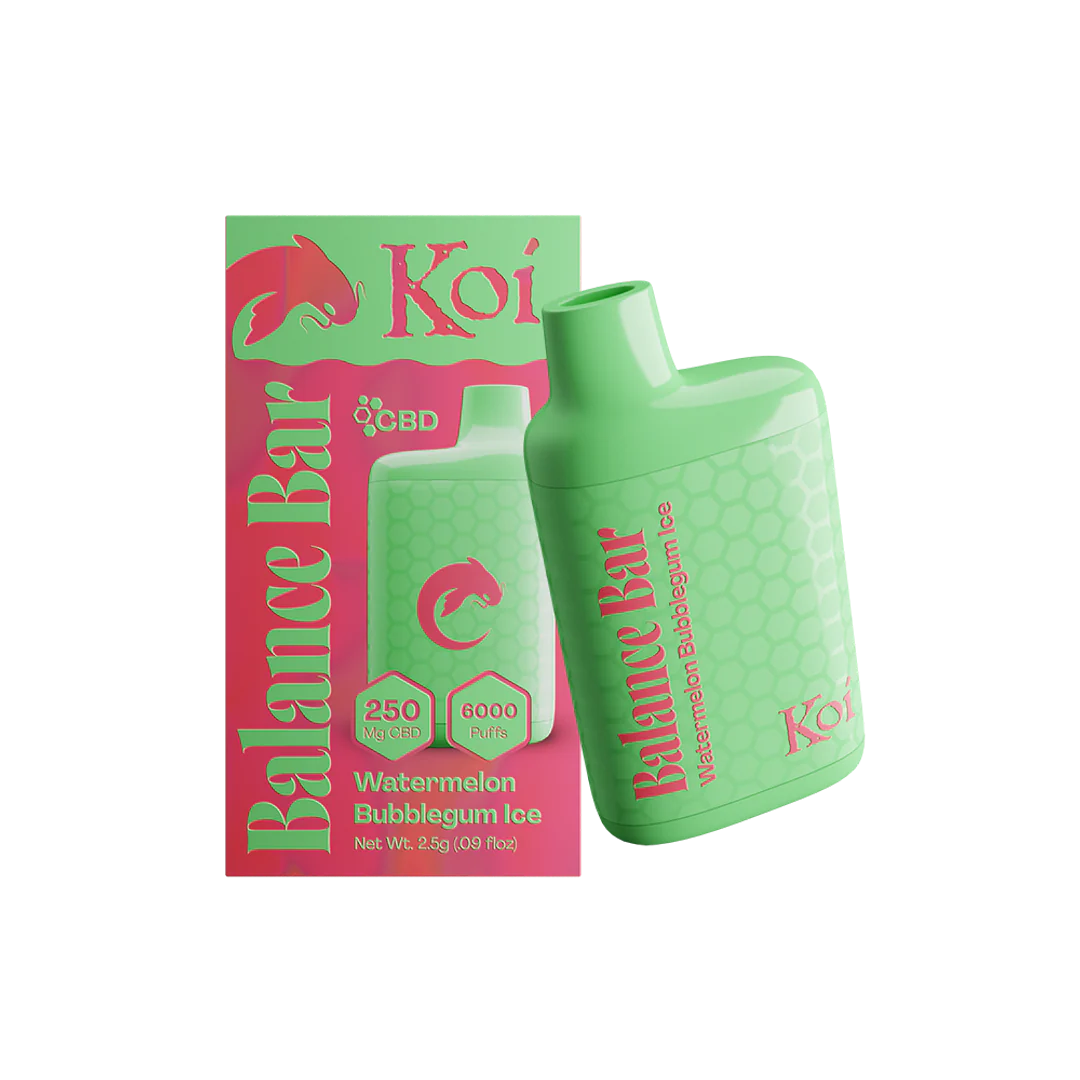 Koi Balance Bar CBD Vape | 500mg Isolate – 6000 Puffs, No Nicotine