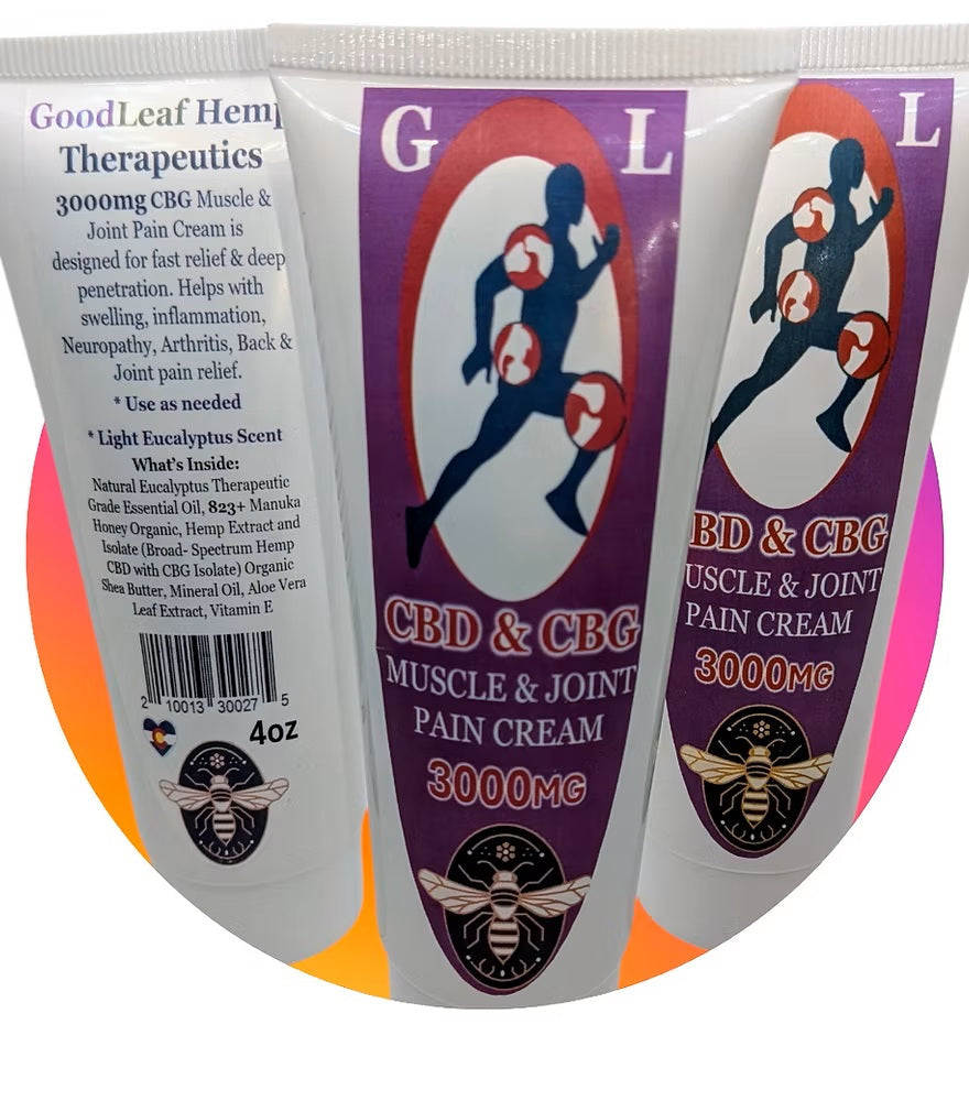 3000mg Sports CBG-Dominant Muscle & Joint Cream