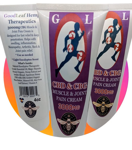 3000mg Sports CBG-Dominant Muscle & Joint Cream
