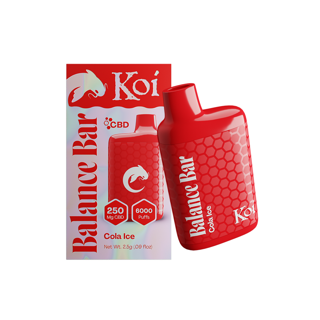 Koi Balance Bar CBD Vape | 500mg Isolate – 6000 Puffs, No Nicotine