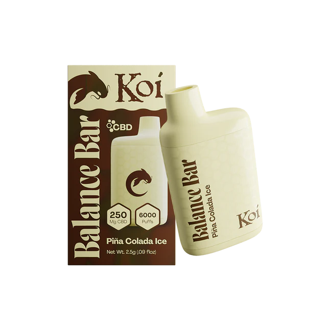 Koi Balance Bar CBD Vape | 500mg Isolate – 6000 Puffs, No Nicotine