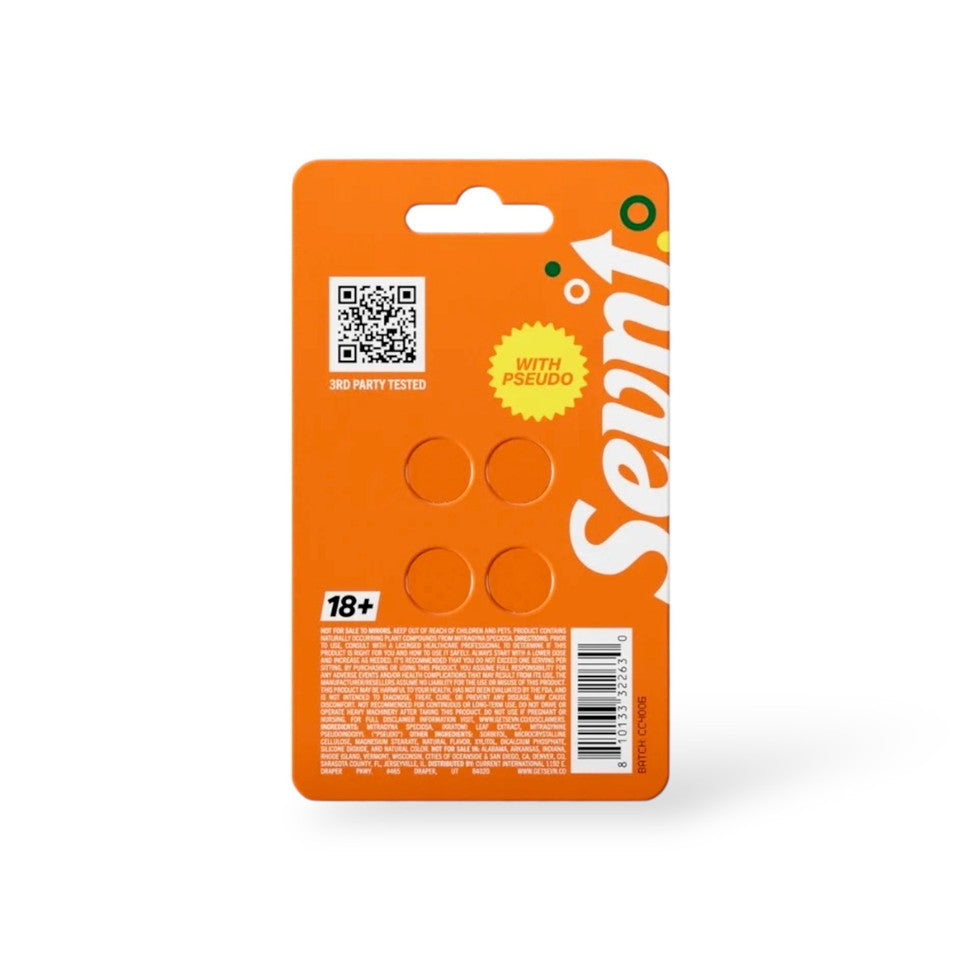 Sevn 7-Hydroxy With Pseudo Tablets – Orange Oasis & Purple Hornets | Focus & Natural Relief