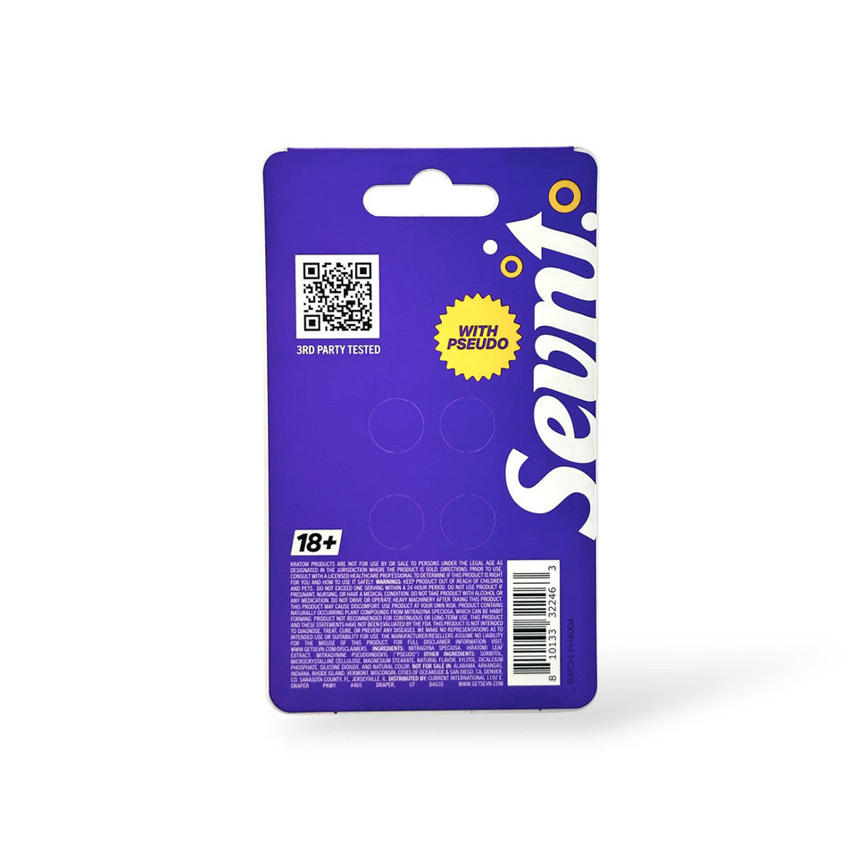 Sevn 7-Hydroxy With Pseudo Tablets – Orange Oasis & Purple Hornets | Focus & Natural Relief