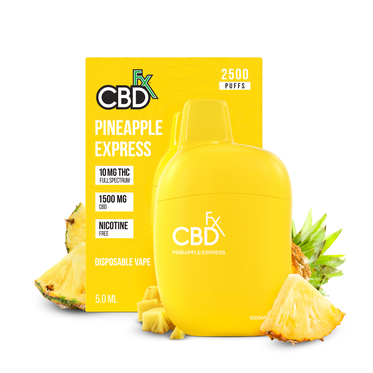 CBDfx CBD + Delta-9 THC Vape Pen – Pineapple Express / Purple Punch / Maui Wowie / Watermelon Skit