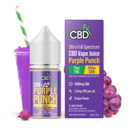 CBDfx Vape Series – Wedding Cake, OG Kush & Purple Punch