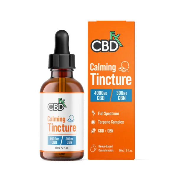 CBDfx Calming Tincture – CBD + CBN Oil | Multiple Strengths