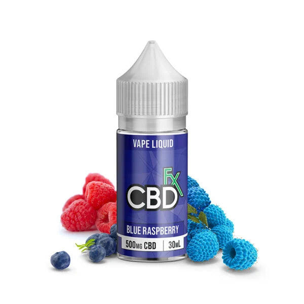 CBDfx CBD Vape Juice – Blue Raspberry, Strawberry Kiwi & Watermelon | 500mg–2000mg