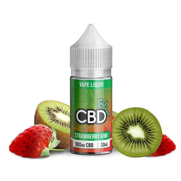 CBDfx CBD Vape Juice – Blue Raspberry, Strawberry Kiwi & Watermelon | 500mg–2000mg