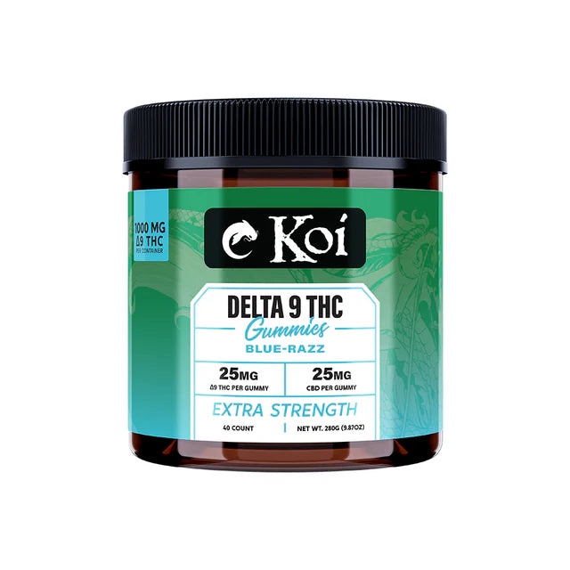 Koi Extra Strength Delta-9 THC + CBD Gummies – 20ct  (Multiple Flavors)