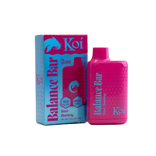 Koi Balance Bar CBD Vape | 500mg Isolate – 6000 Puffs, No Nicotine