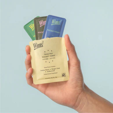 Wims Flavored Wellness | Lemon Basil, Ginger Lime, Unflavored & Variety Pack